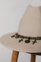 Colourful Rebel Aelys Coins - Cowboy Hoed met Koord en Bedels - Light Sand