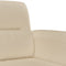 vidaXL - Fauteuil - 60 - cm - microvezelstof - crèmekleurig