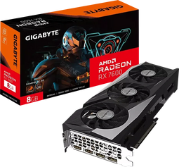 Gigabyte RX 7600 - Gaming OC - 8GB GDDR6 - 2250 MHz (2655 MHz)