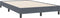 vidaXL - Boxspring - zonder - matras - fluweel - donkergrijs - 120x220 - cm