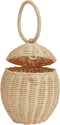 Olli Ella - Rotan Egg Basket - Opberger - Ei-vorm - H22 cm