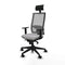 Bureaustoel met hoofdsteun Piqueras y Crespo 1D066N1 Lichtgrijs