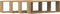 vidaXL - Wandplanken - 4 - stuks - Artisan - Eiken - 80x15x26 - cm - Gelaagd - Hout