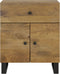 vidaXL - Nachtkastjes - 50x33x60 - cm - massief - mangohout - en - bewerkt - hout