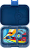 Yumbox Panino - lekvrije Bento box broodtrommel - 4 vakken -Monte Carlo Blue / Race Cars tray