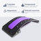 Backstretcher Voor Rugklachten - Comfortabele Back Stretcher met Zachte Massage Pads - EarKings Verstelbare Rugstretcher - Paars