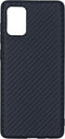 Hoesje Siliconen Geschikt voor Samsung Galaxy A71 - Carbon Softcase Backcover - Zwart