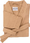 Heckettlane Badjas Wafel - Ochtendjas Unisex - 65% Gerecycled Katoen - GSM 450 - Taupe