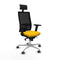 Bureaustoel met hoofdsteun Piqueras y Crespo 2D086G1 Geel
