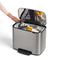 Brabantia Bo Prullenbak - 36 liter - Matt Steel Fingerprint Proof