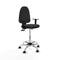 Piqueras y Crespo B1D05RP - Bureaustoel - Hoogteverstelbaar met armleuning - Donker grijs