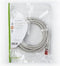 Nedis CAT6 Netwerkkabel - RJ45 Male - RJ45 Male - S/FTP - 3.00 m - Rond - LSZH - Grijs - Envelop