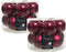 10x stuks kerstballen framboos roze (magnolia) van glas 6 cm - mat/glans - Kerstboomversiering
