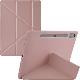 imoshion Tablet Hoes - Geschikt voor Lenovo Tab P12 - Origami Bookcase tablet - Rosé Goud
