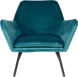 Housecraft Living Bon Fauteuil Velvet Blauw