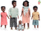 Lundby Set - Poppenhuisfamilie 'Billie' (5-Delig)