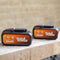 Dual Power POWDP9040 - Accu 20V - 4000 mAh - LED-stroomindicator