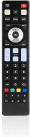 Ewent EW1576 - Afstandsbediening TV - Drukknoppen - Zwart