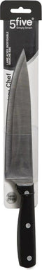 Secret de Gourmet Essential - groente en vleesmes - 1x stuks - RVS - zwart - 33 x 4,5 cm - koksmes/keukenmes