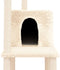 vidaXL - Kattenmeubel - met - sisal - krabpalen - 144,5 - cm - donkergrijs