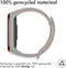 iMoshion Bandje Geschikt voor Xiaomi Mi Band 5 / 6 / Oranje - iMoshion Siliconen sport band met inkliksysteem ronde drukknoop - Grijs