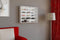 Vitrinekast wandvitrine Osado L wit