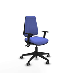 Piqueras y Crespo B1D066G - Bureaustoel - Verstelbare hoogte met armleuning - Licht Blauw