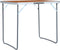 vidaXL - Campingtafel - inklapbaar - met - metalen - frame - 80x60 - cm