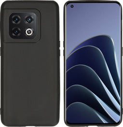 iMoshion Hoesje Geschikt voor OnePlus 10 Pro Hoesje Siliconen - iMoshion Color Backcover - Zwart