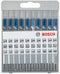 Bosch 2 607 010 631 - Decoupeerzaagbladenset - 10-delig Basic for Metal (10 stuks)
