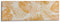 Canvas Blad van een plant Gouden 90 x 30 x 1,5 cm (12 Stuks)