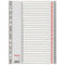 Spoorverbreders Esselte 1-31 Genummerd Grijs A4 31 Lakens (10 Stuks)