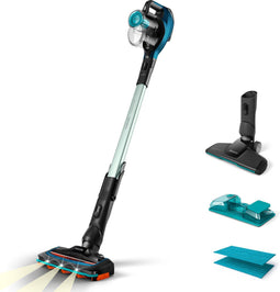 Philips FC6728/01 - Draadloze stofzuiger - 180°-mondstuk en AquaBoost - Denim Blue Metallic