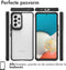 iMoshion Hoesje Geschikt voor Samsung Galaxy A53 Hoesje - iMoshion Rugged Hybrid Case - Zwart / Transparant