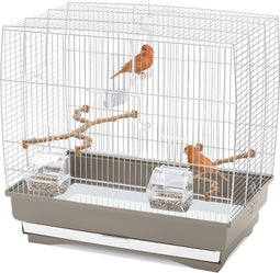 Imac vogelkooi irene 3 taupe / wit (50X30X48 CM)