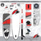 F2 Sector Red - Opblaasbaar SUP Board - Allround Paddle Board met Kajakzitje - Kleur rood (Limited Edition 2024)