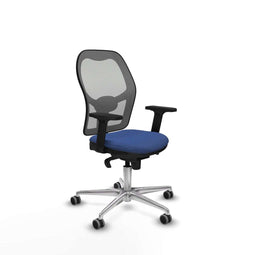 Piqueras y Crespo 2D086G0 - Bureaustoel - Verstelbare hoogte met armleuning - Marineblauw
