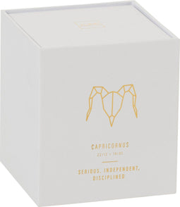 J-Line geurkaars Astro Steenbok – Sapphire Amber Tea – wit - 50U