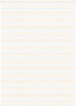 vidaXL - Zebra - rolgordijn - 155x230 - cm - stofbreedte - 150,9 - cm - marmerbeige