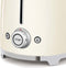 Smeg TSF02CREU - Broodrooster - 1500W 2 sleuven 6 bruining-niveaus - Crème