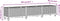 vidaXL - Plantenbak - met - wielen - 240x50x54 - cm - polypropeen - lichtgrijs