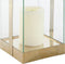 Straatlantaarn DKD Home Decor Kristal Gouden Metaal 18 x 18 x 35 cm