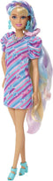 Barbie Totally Hair Doll - Blond, blauw, paars - Barbiepop