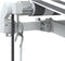 vidaXL - Luifel - automatisch - uittrekbaar - LED - 350x250 - cm - antraciet - en - wit