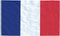 vidaXL - Vlag - met - vlaggenmast - Frankrijk - 6,23 - m - aluminium