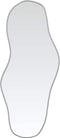 vidaXL - Wandspiegel - 90x40 - cm - zilverkleurig