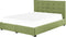 ROCHELLE - Bed opbergruimte - Groen - 180 x 200 cm - Polyester