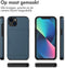 imoshion Hoesje Geschikt voor iPhone 13 Hoesje - Ruimte voor 2 pasjes - imoshion Backcover met pasjeshouder - Donkerblauw