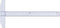 Aristo AR-23174 - Tekenhaak 40cm - mm/cm/inch schaalverdeling - met anti-slip noppen