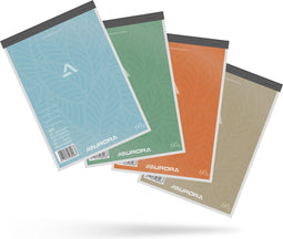 Aurora Notitieblok - 148 mm x 210 mm - Gelinieerd - A5 - 60 g - 100 Vel - 1 Schrijfblok